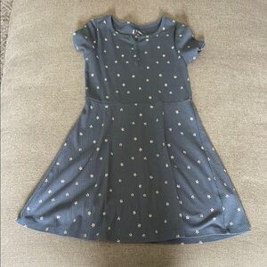 Blue Floral Kids Dress